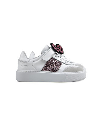 Nubikk Nubikk Vince Wing K White Combi Glitter Pink