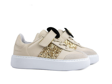 Nubikk Nubikk Vince Wing K Beige Combi Glitter Gold