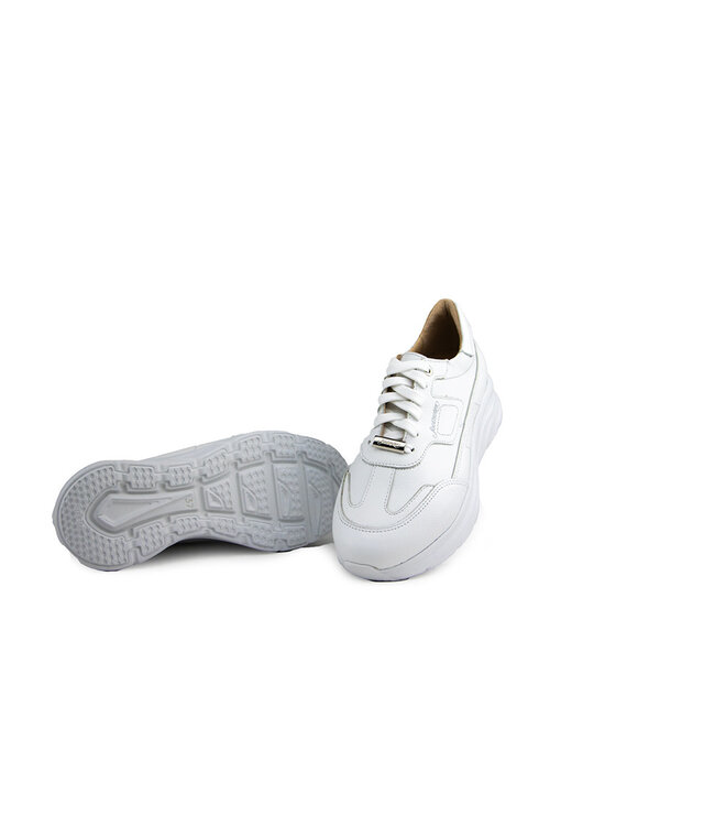Footnotes Sneaker Pien Offwhite Calf Nappa