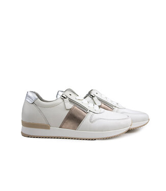 Gabor Gabor Sneaker Latte Puder Silber Nappa Satin