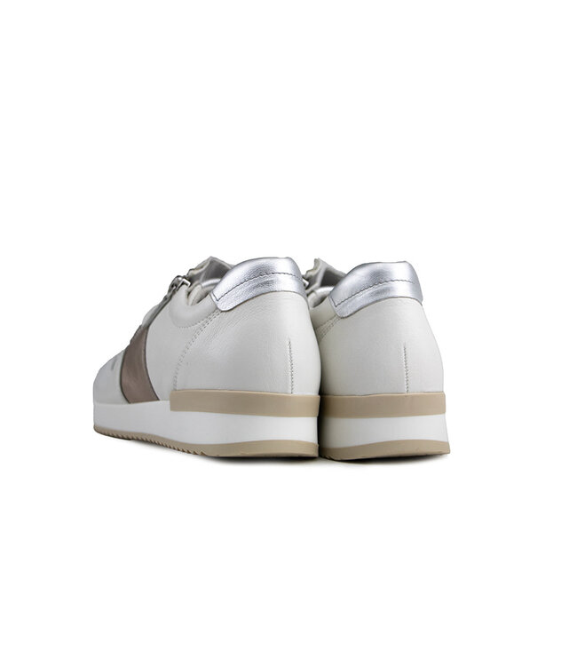 Gabor Sneaker Latte Puder Silber Nappa Satin