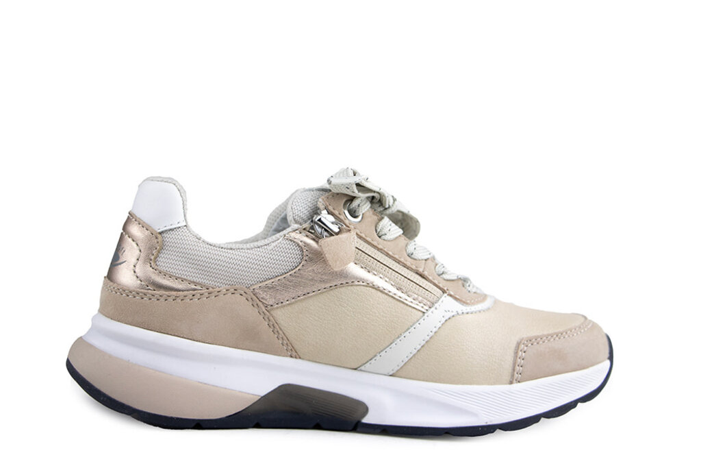 Gabor Gabor Rolling Soft Sneaker Leinen Oak Puder