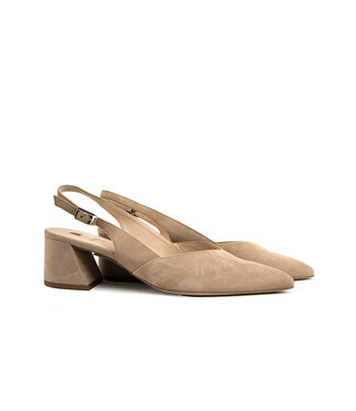 Högl Hogl Slingback Pump Taupe Samtkid