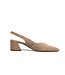 Hogl Slingback Pump Taupe Samtkid