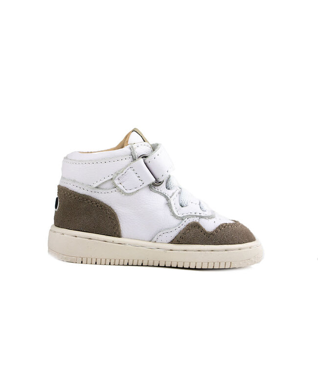 Shoesme Baby Proof Hoge Sneaker White Taupe