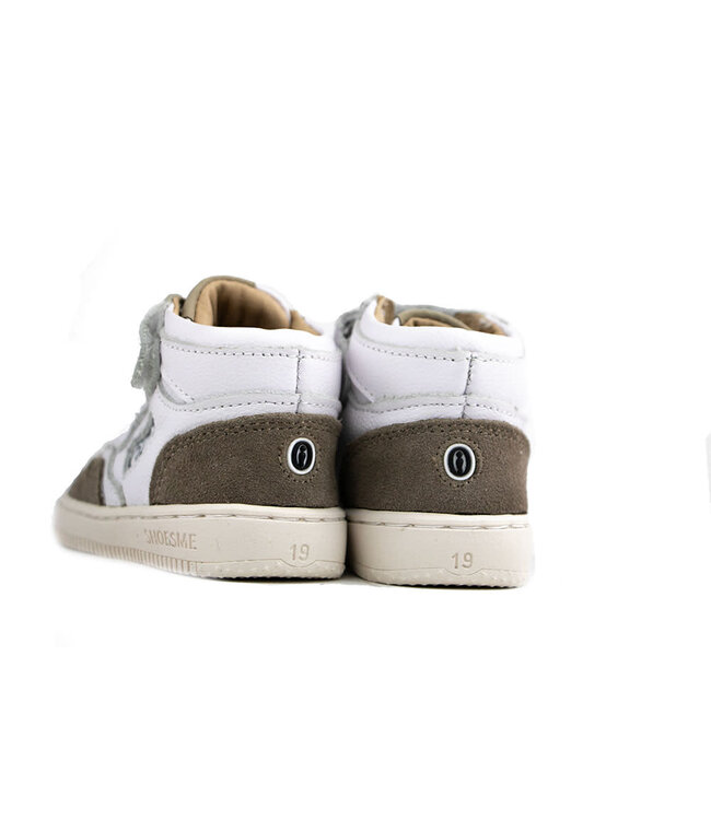 Shoesme Baby Proof Hoge Sneaker White Taupe
