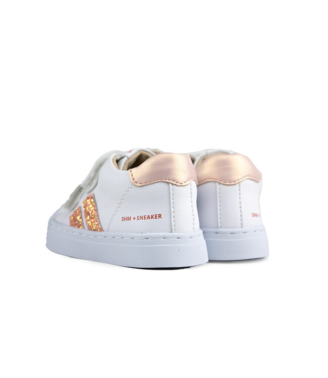 Shoesme Sneaker Klittenband White Pink