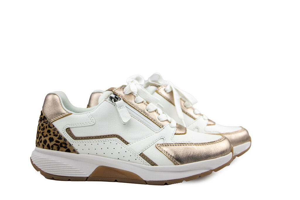 Gabor Gabor Rolling Soft Sneaker Leo Weiss Puder
