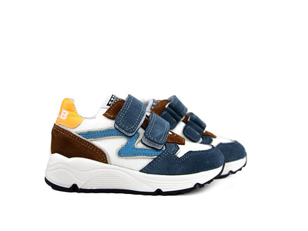 Develab Develab Klittenband Sneaker Blue Combi Develab Develab Klittenband Sneaker Blue Combi