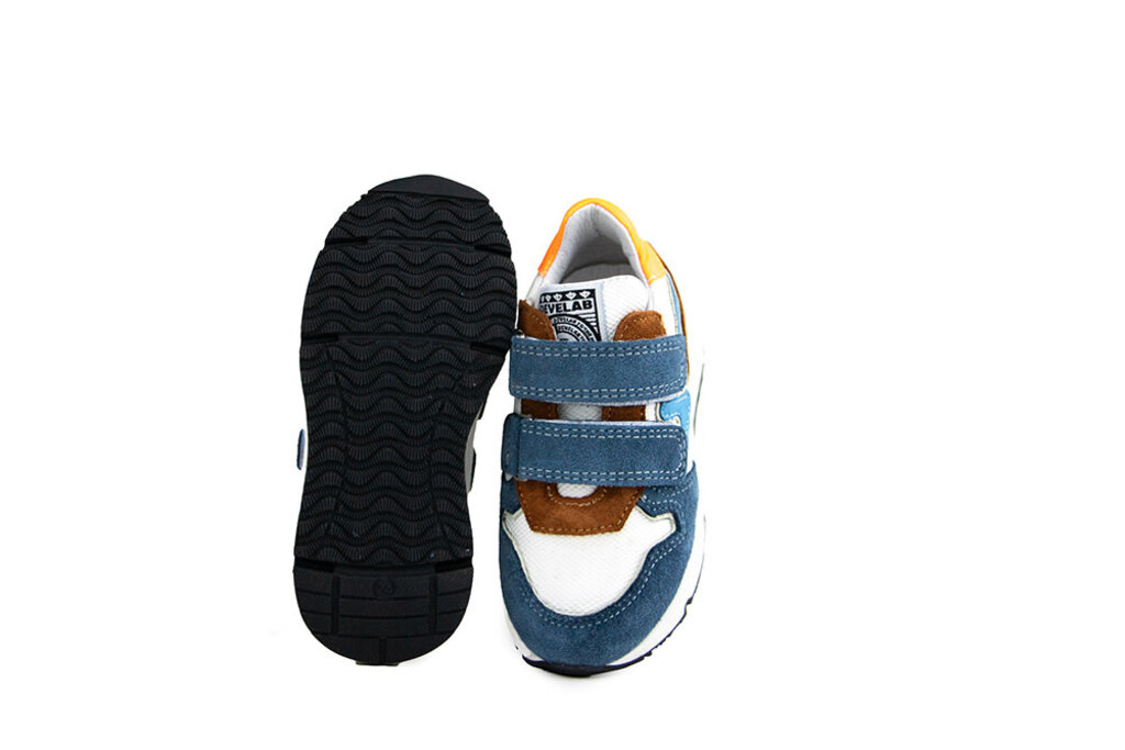 Develab Develab Klittenband Sneaker Blue Combi