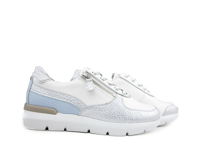 Hassia Hassia Sneaker Silver Sky Shinygrain Bordeaux H Hassia Hassia Sneaker Silver Sky Shinygrain Bordeaux H