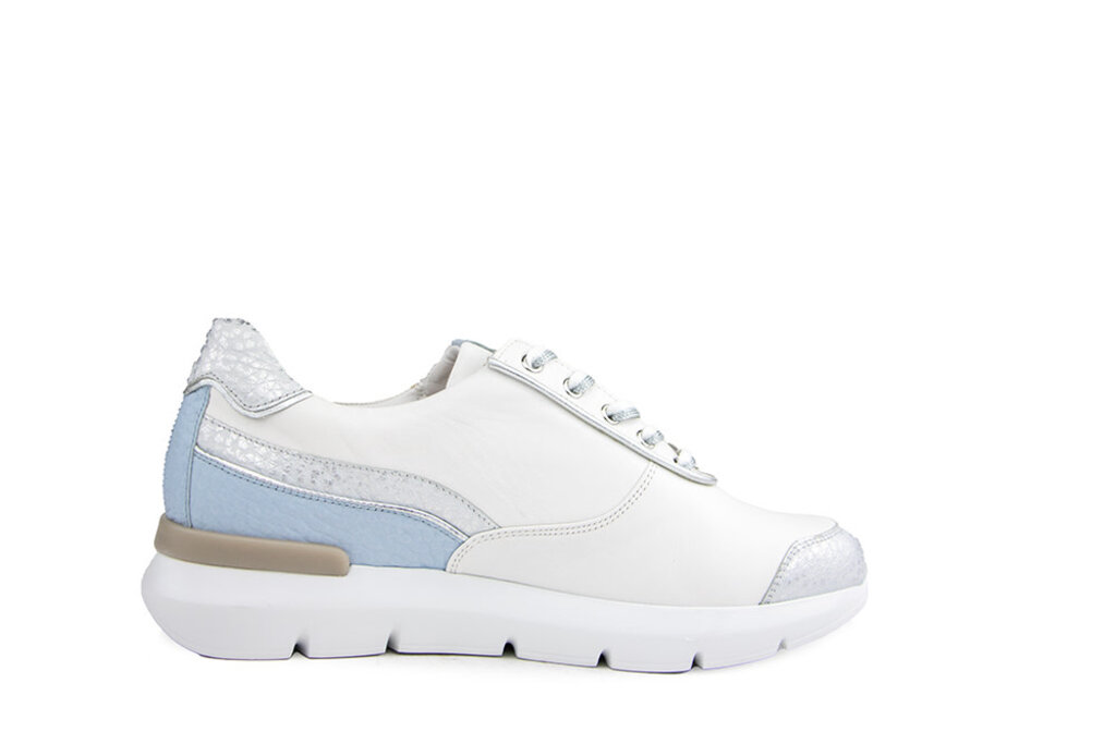 Hassia Hassia Sneaker Silver Sky Shinygrain Bordeaux