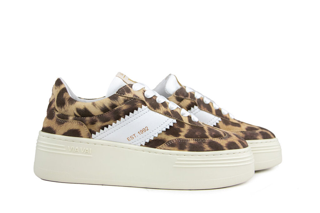 Via Vai Via Via Sneaker Isa Romy Giaguaro Brown