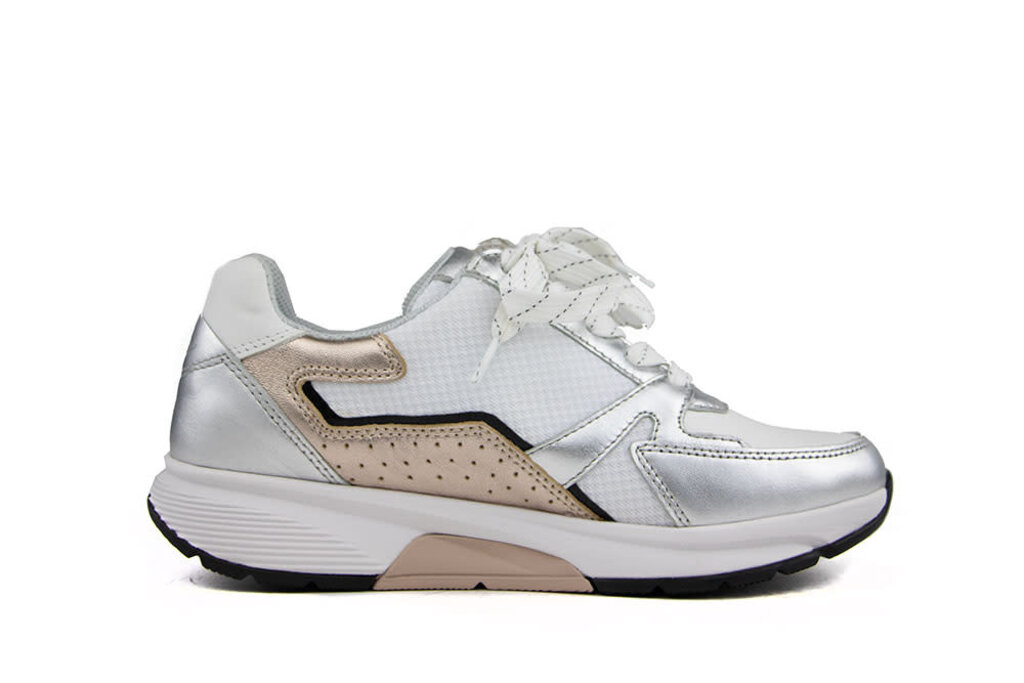 Gabor Gabor Rolling Soft Sneaker Weiss Silber Puder