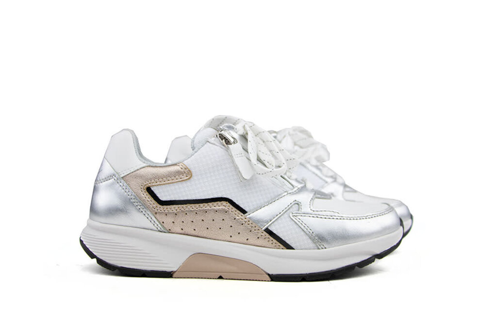 Gabor Gabor Rolling Soft Sneaker Weiss Silber Puder
