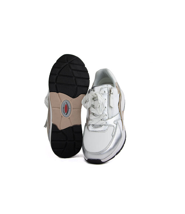 Gabor Gabor Rolling Soft Sneaker Weiss Silber Puder