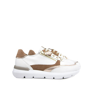 Hassia Hassia Sneaker Weiss Cappuccino Bordeaux H