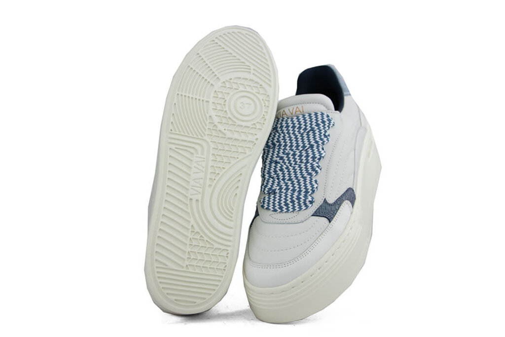 Via Vai Via Vai Sneaker Isa Josie Vitello Combi Sky