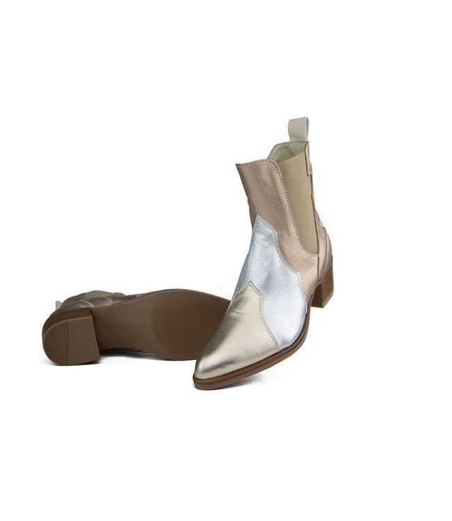 DL Sport Enkellaars Doha Platino Argento