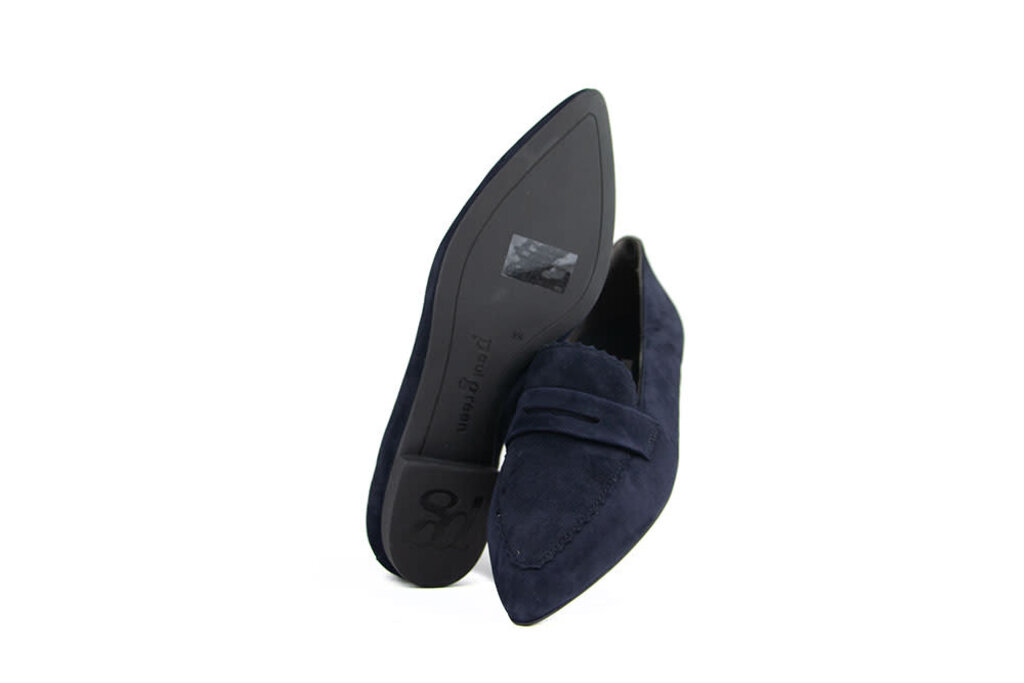 Paul Green Paul Green Loafer Blau Samtziege