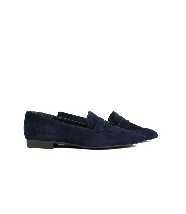 Paul Green Loafer Blau Samtziege
