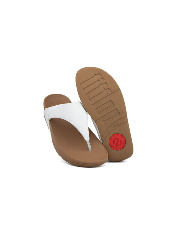 Fitflop Lulu Leather Toepost White