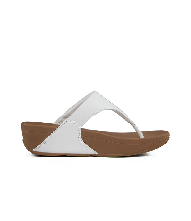 Fitflop Lulu Leather Toepost White