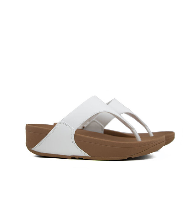 Fitflop Lulu Leather Toepost White