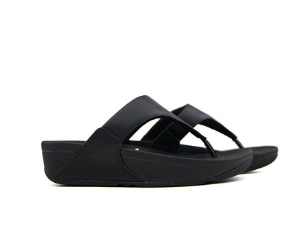 FitFlop Fitflop Lulu Leather Toepost Black FitFlop Fitflop Lulu Leather Toepost Black