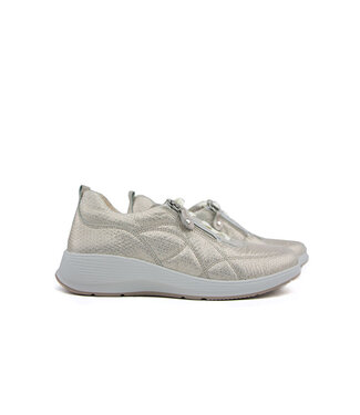 Waldläufer Waldlaufer Sneaker Kalea Eclis Platin Stein K