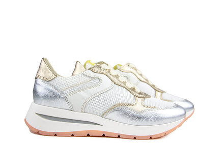 DL-Sport DL Sport Sneaker Doha Argento Chic Bianco DL-Sport DL Sport Sneaker Doha Argento Chic Bianco