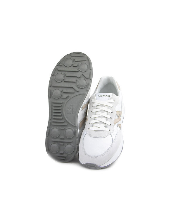 Magnanni Sneaker Yoki White Crosta Rugo
