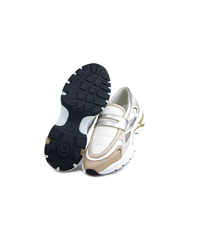 Via Vai Loafer Vesper Lana Dino Combi Platino