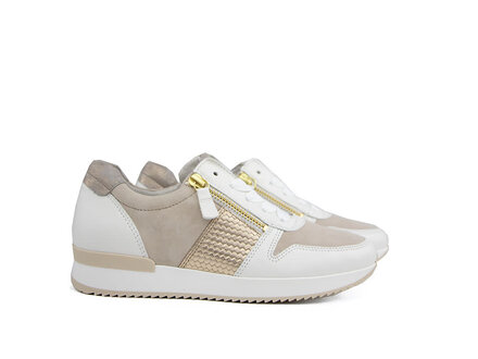 Gabor Gabor Sneaker Latte Oak Kombi Nappa Treccia Gabor Gabor Sneaker Latte Oak Kombi Nappa Treccia