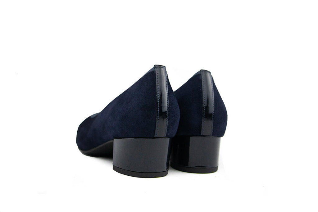 Hassia Hassia Pump Blue Multi Suede Lak Evelyn