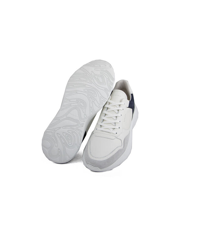 Nubikk Rocky Road Wave White Leather Navy