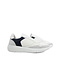 Nubikk Rocky Road Wave White Leather Navy