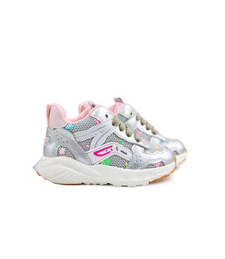 Shoesme Shoesme Light Weight Sneaker Silver Metallic