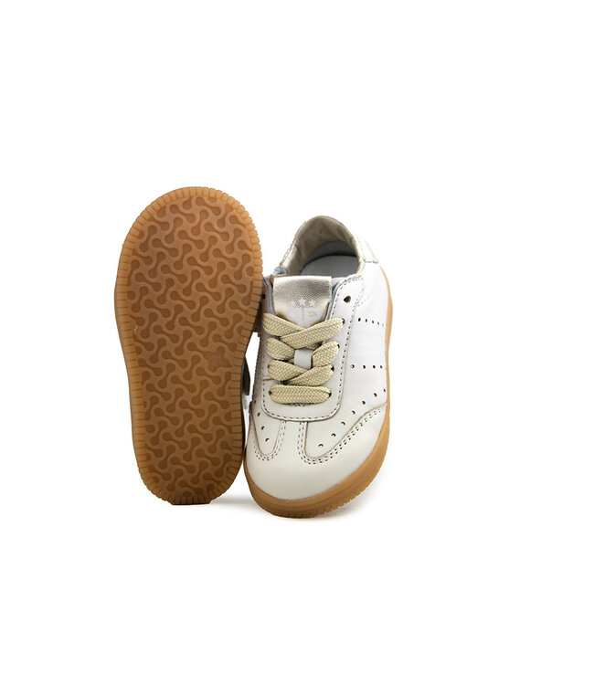 Pinocchio Sneaker Ivoor Goud Combi