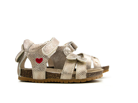 Shoesme Shoesme Bio Sandaal Gold Metallic