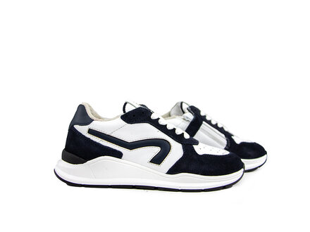 HIP Hip Sneaker Donkerblauw Wit Combi HIP Hip Sneaker Donkerblauw Wit Combi