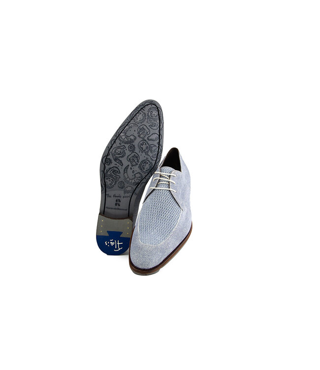 Floris van Bommel Veterschoen De Stapper 50.04 L.Blue