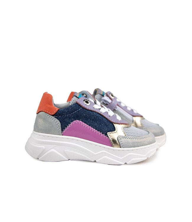 Red Rag Sneaker Beige Combi