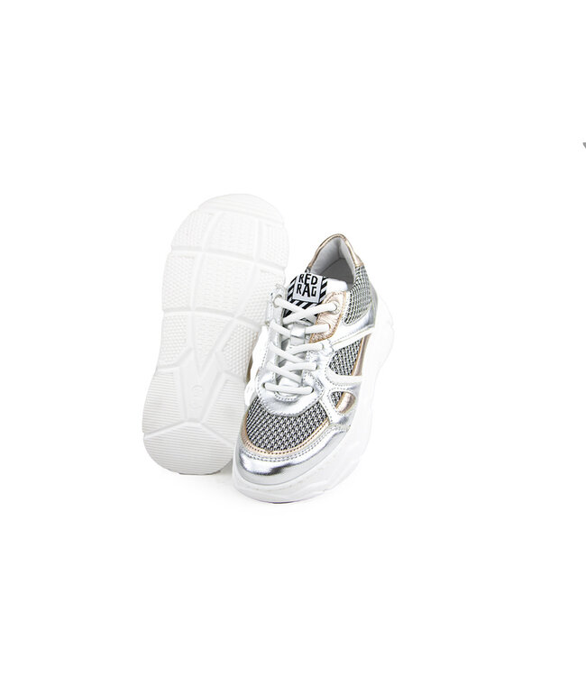 Red Rag Sneaker Silver Fantasy