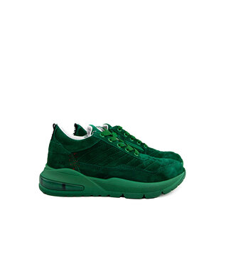 Red-Rag Red Rag Sneaker Green Suede