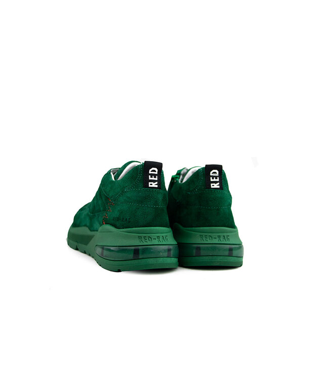 Red Rag Sneaker Green Suede
