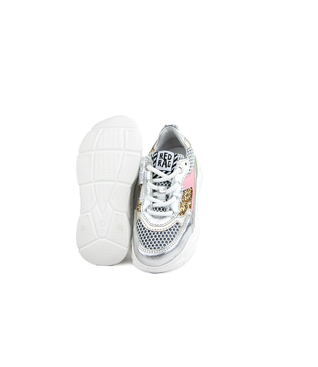 Red Rag Sneaker Silver Fantasy