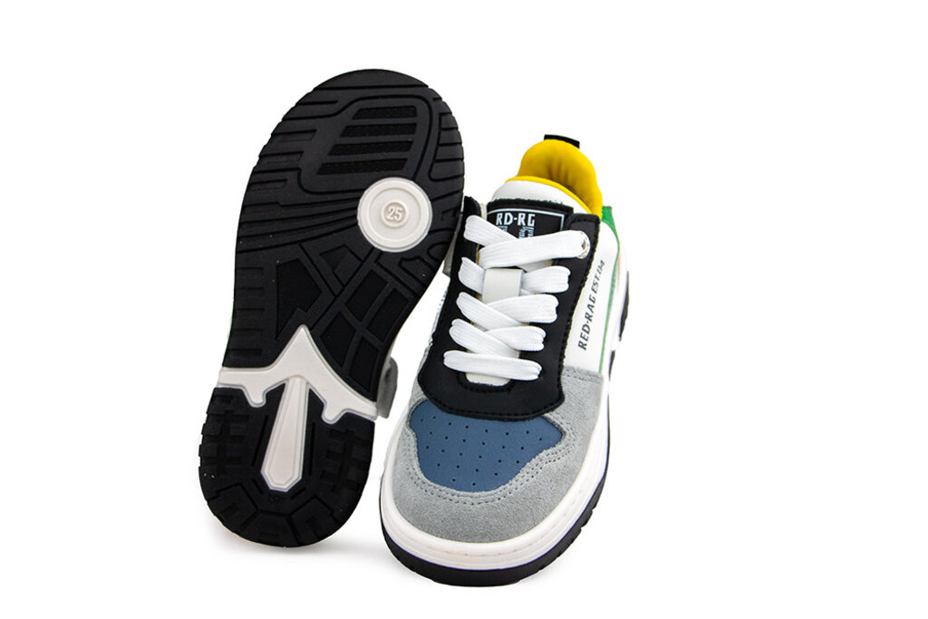 Red-Rag Red Rag Sneaker Grey Suede Combi