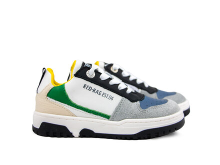 Red-Rag Red Rag Sneaker Grey Suede Combi Red-Rag Red Rag Sneaker Grey Suede Combi