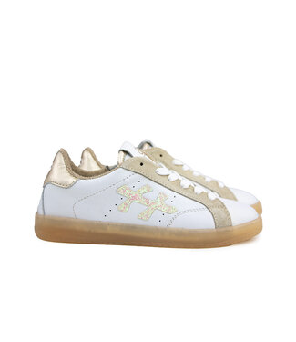 HIP Hip Sneaker Wit Beige Combi